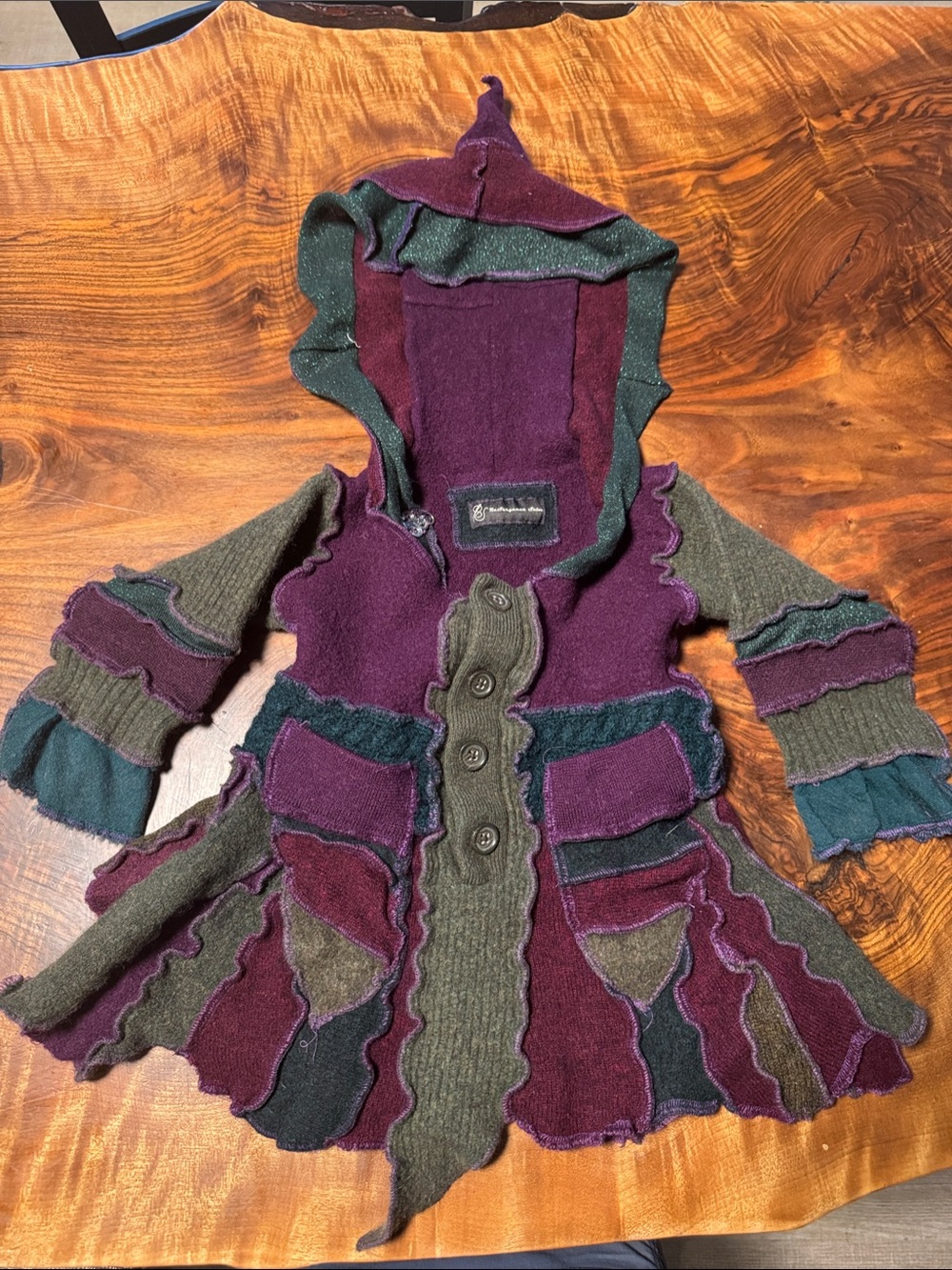Kids fairy jacket with hood